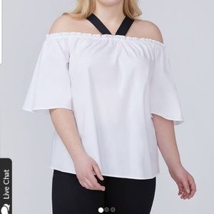 NWT Lane Bryant Cold Shoulder Top